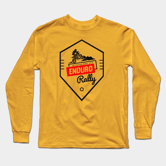 Motivation Quotes - Enduro rally Long Sleeve T-Shirt by GreekTavern